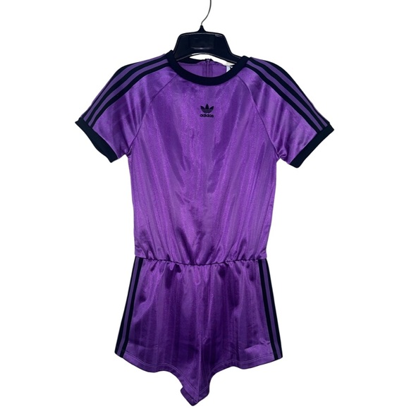 Purple Adidas romper. NWT. Size small. Great quality. - Picture 1 of 3